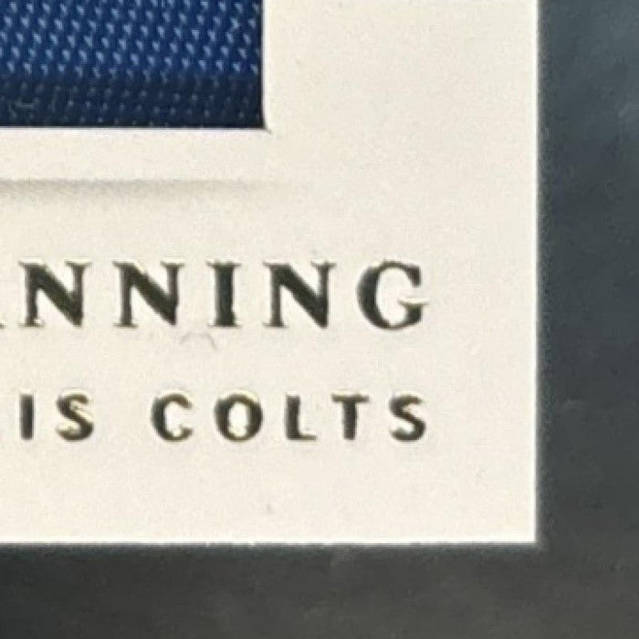 2020 National Treasures Peyton Manning Century Materials /99 MEM Colts
