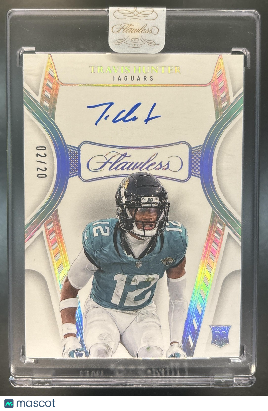 2025 Panini Flawless Travis Hunter Rookie Debut Signatures /20 RC Auto Jaguars