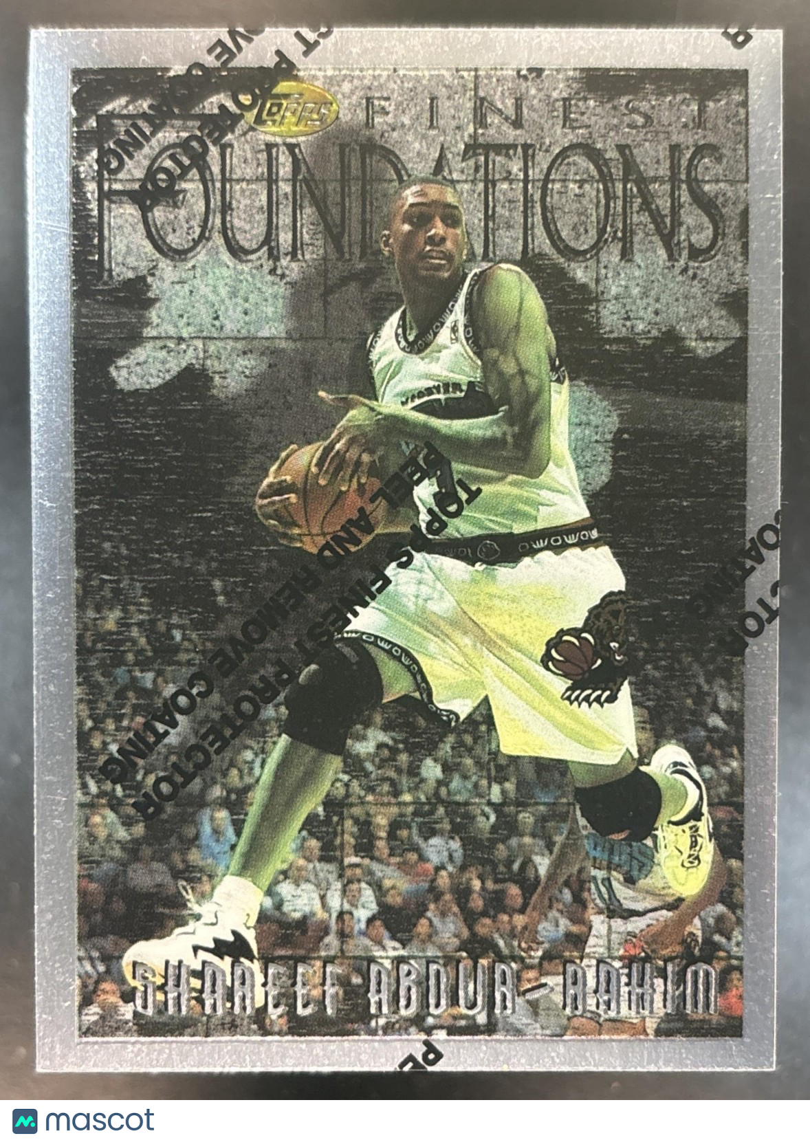 1996-97 Topps Finest Shareef Abdur-Rahim Silver #259 Vancouver Grizzlies
