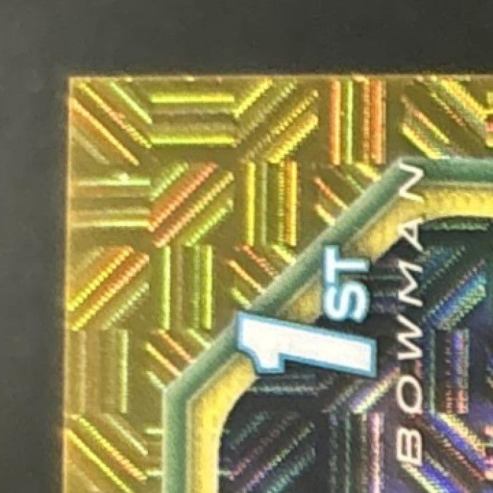 2026 Bowman Jamari Johnson Chrome Auto Gold Mojo /50 1st Prospect Oregon Ducks