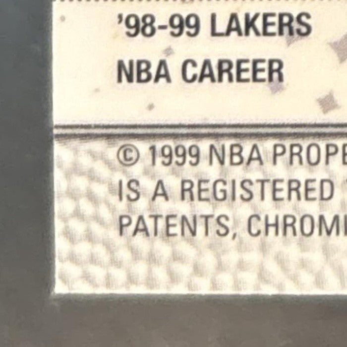 1999-00 Topps Finest Kobe Bryant #64 Los Angeles Lakers