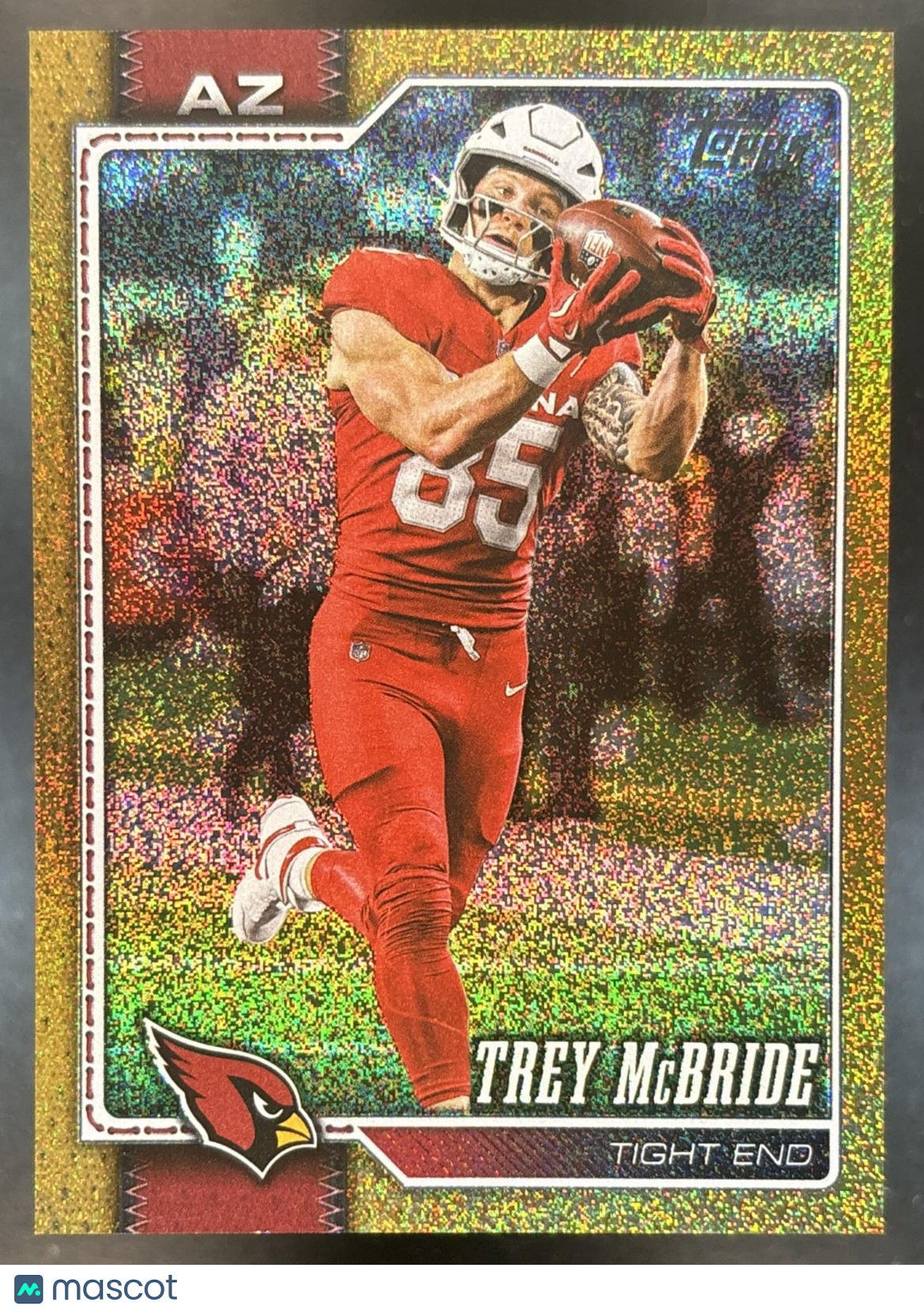 2026 Topps Trey McBride Sandglitter Gold /50 #5 Arizona Cardinals