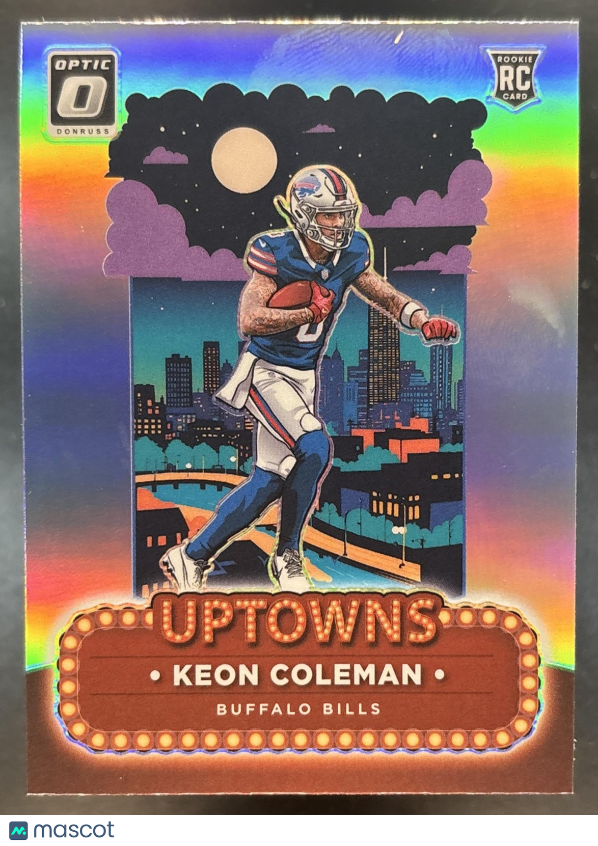 2024 Panini Donruss Optic Keon Coleman Uptown #15 RC SSP Buffalo Bills