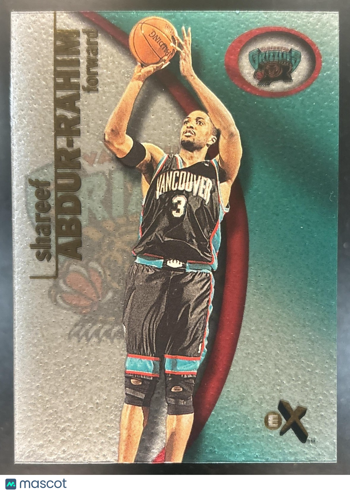 2000-01 Fleer E-X Shareef Abdur-Rahim Essential Credentials /201 #94 Grizzlies