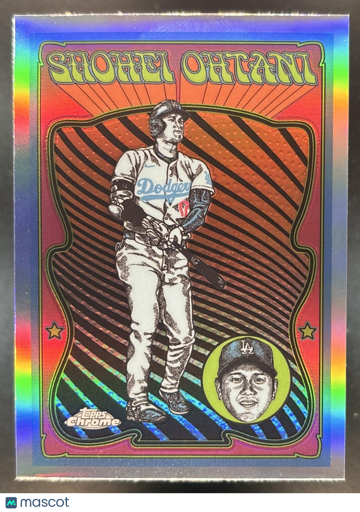 2025 Topps Chrome Shohei Ohtani Ultraviolet All-Stars #UV-1 Los Angeles Dodgers