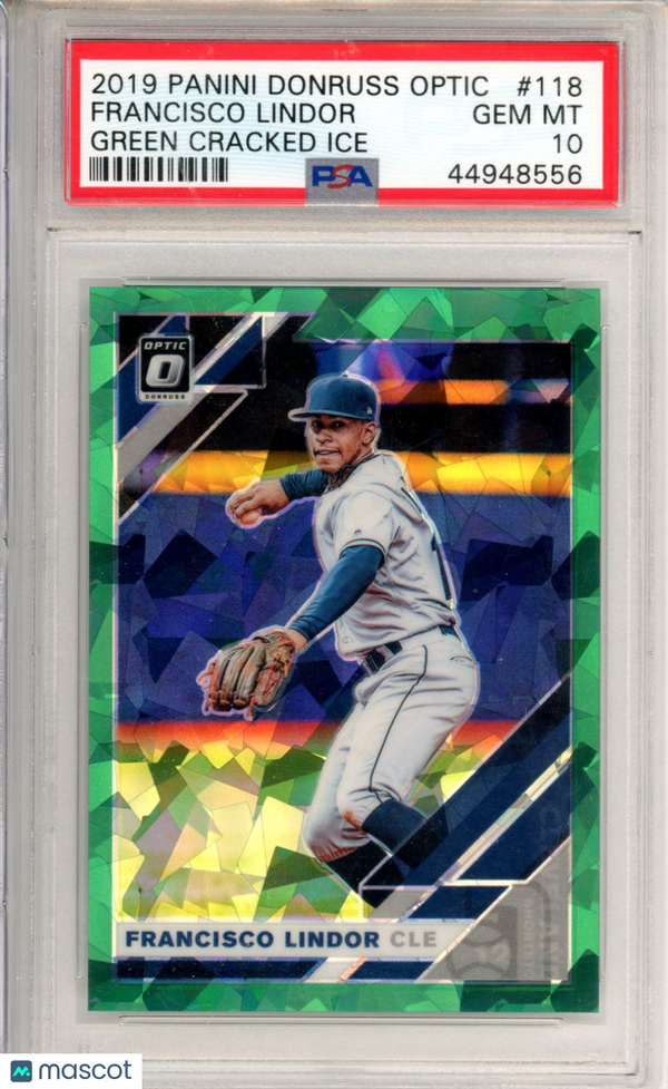 2019 Panini Donruss Optic Francisco Lindor #118 PSA 10 Baseball