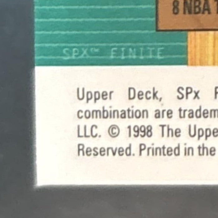 1998-99 SPx Finite Gary Payton /10000 #51 Seattle SuperSonics