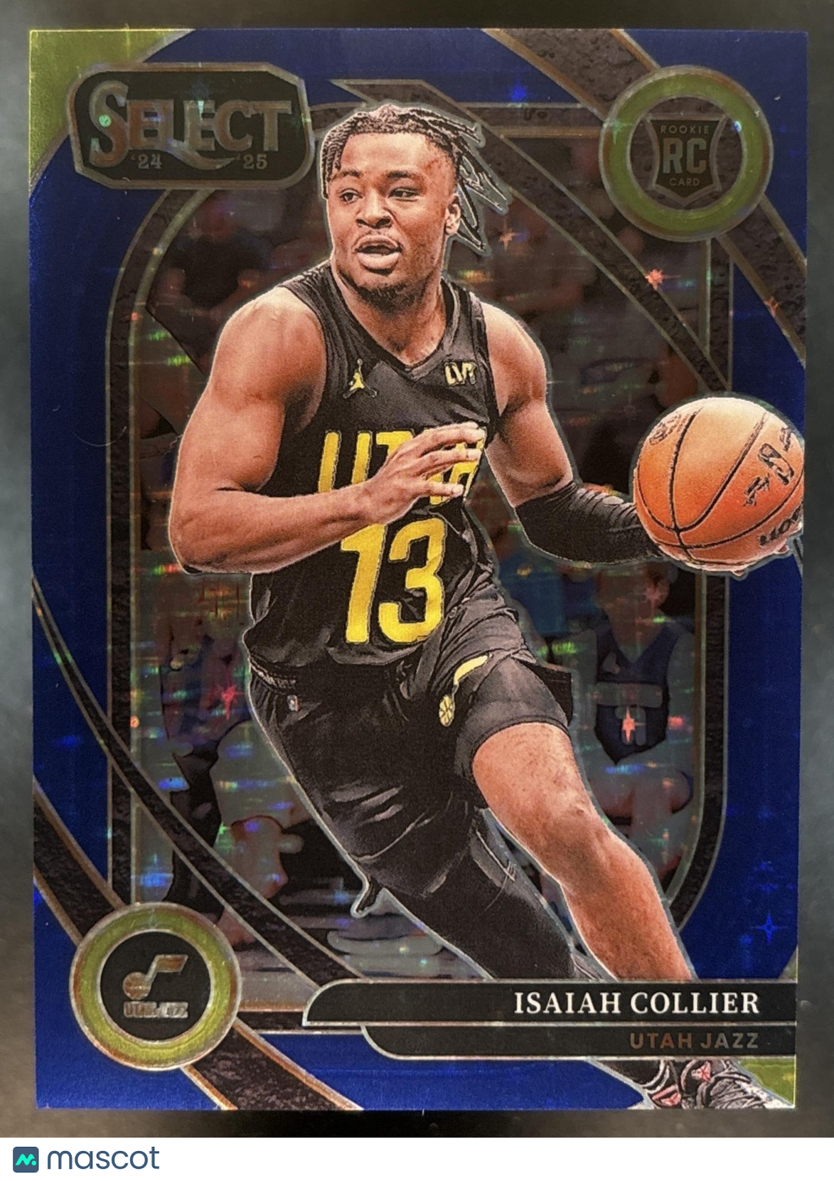 2024-25 Panini Select Isaiah Collier Courtside Blue Stars /20 #279 RC Utah Jazz