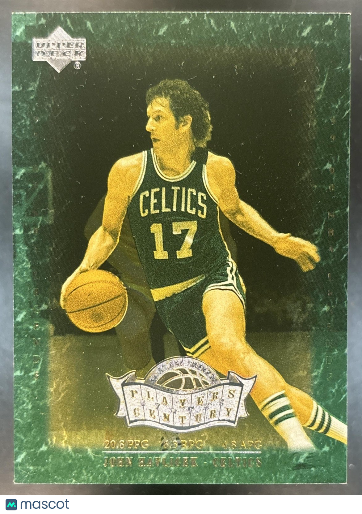 1999-00 Upper Deck Legends John Havlicek Players of the Century Boston Celtics