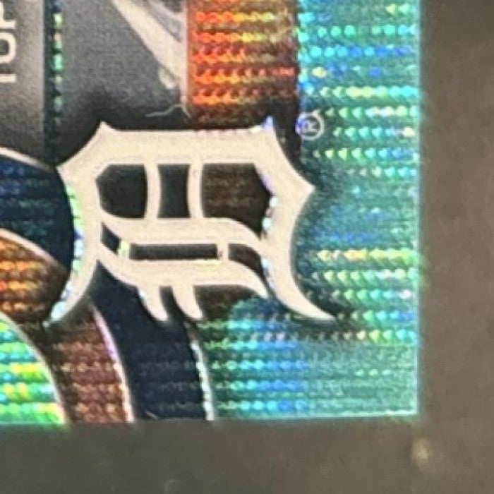 2025 Topps Chrome Brant Hurter Auto Aqua Wave /199 RC Detroit Tigers