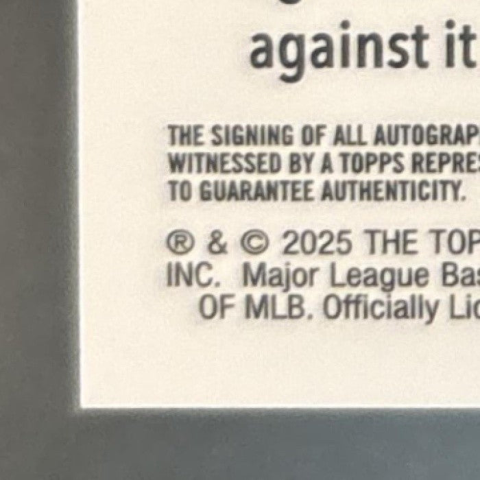 2025 Topps Chrome Brant Hurter Auto Aqua Wave /199 RC Detroit Tigers