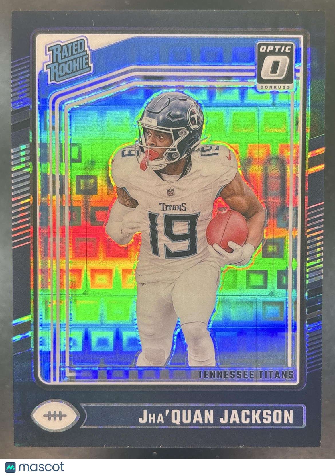 2024 Donruss Optic Jha'Quan Jackson Black Pandora /25 RC #253 Tennessee Titans