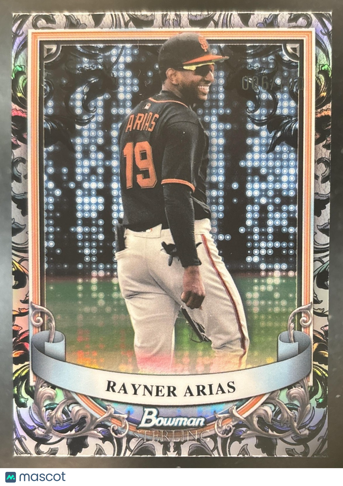 2024 Bowman Sterling Rayner Arias Prospect Silver /100 #BSP-20 Giants