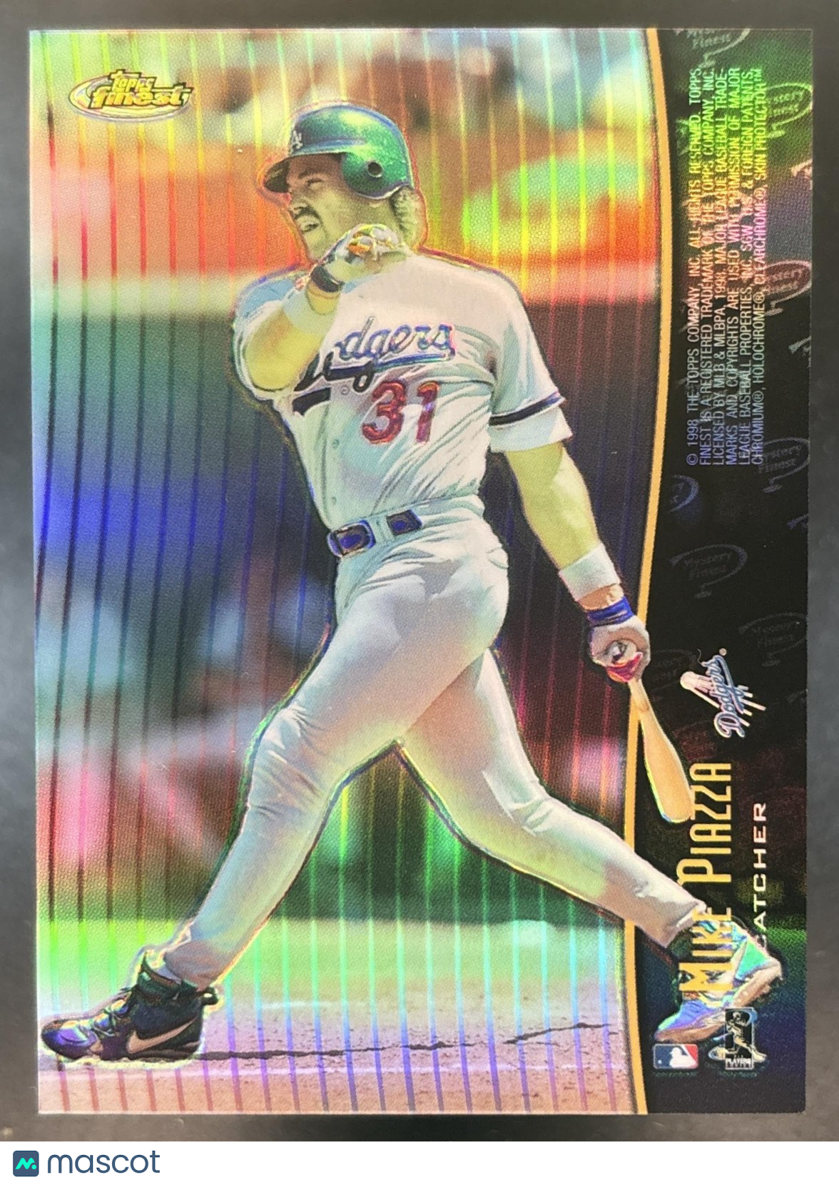 1998 Topps Finest Frank Thomas Mike Piazza Mystery Refractor Series One #M2