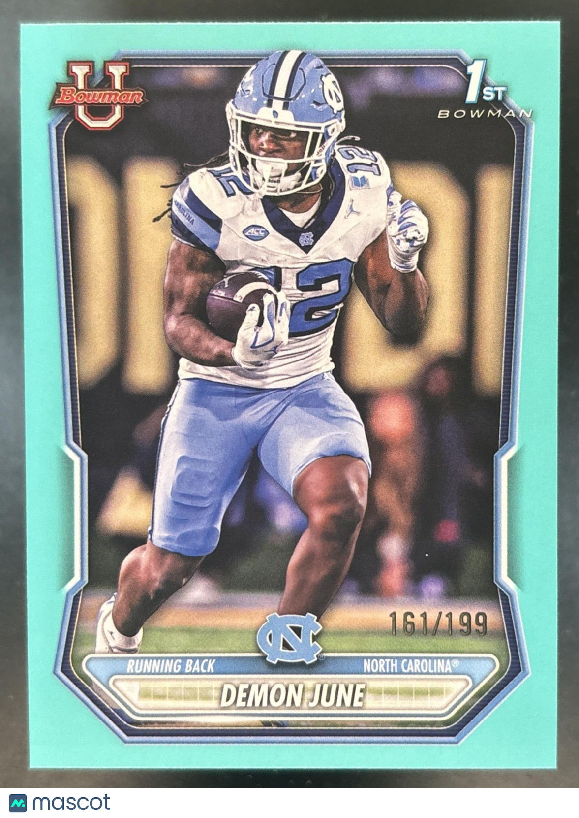 2026 Bowman Demon June Paper Aqua /199 #BPP-106 1st Prospect Tar Heels