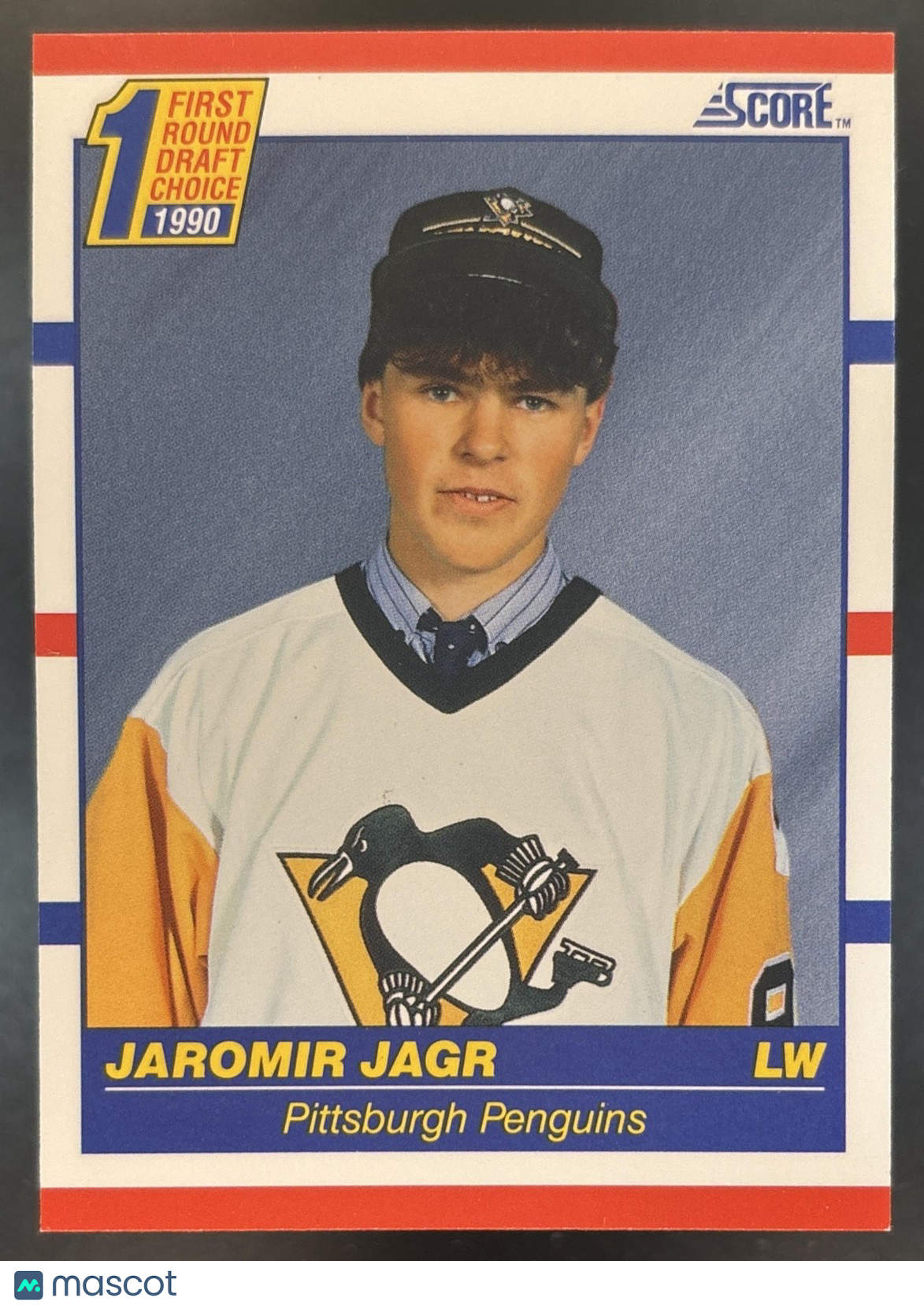 1990-91 Score American Jaromir Jagr #428 RC Pittsburgh Penguins