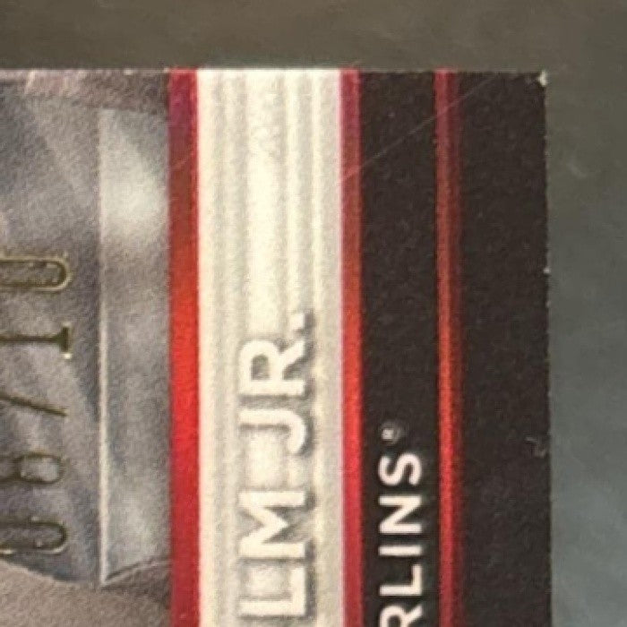 2024 Topps Tribute Jazz Chisholm Jr. Triple Relics Red /10 #TTR-JC Miami Marlins
