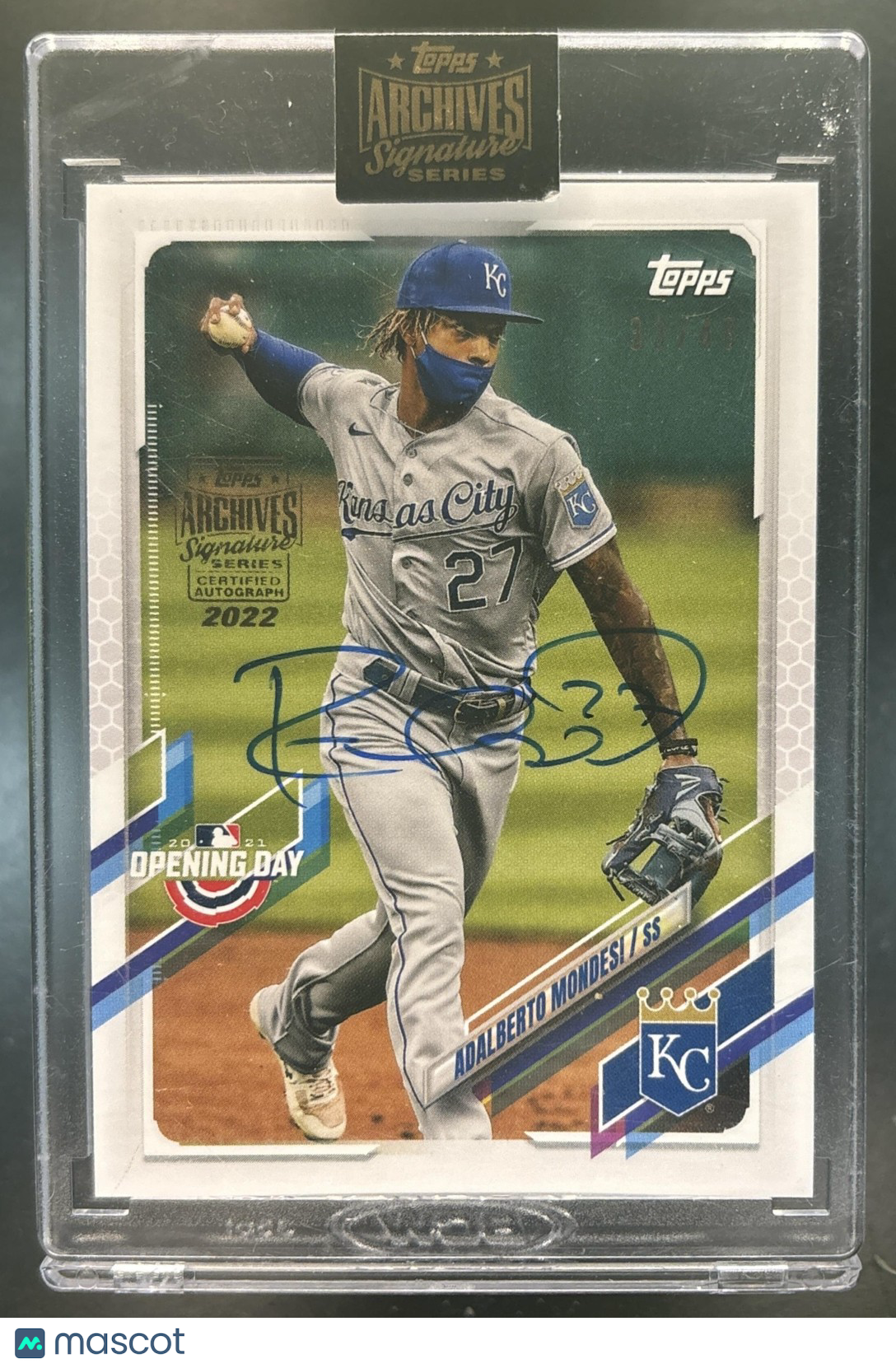 2022 Topps Archives Signature Series Adalberto Mondesi #140 Kansas City Royals