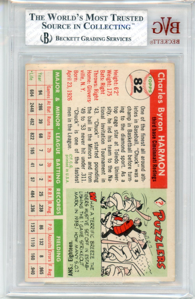 1955 Topps Chuck Harmon