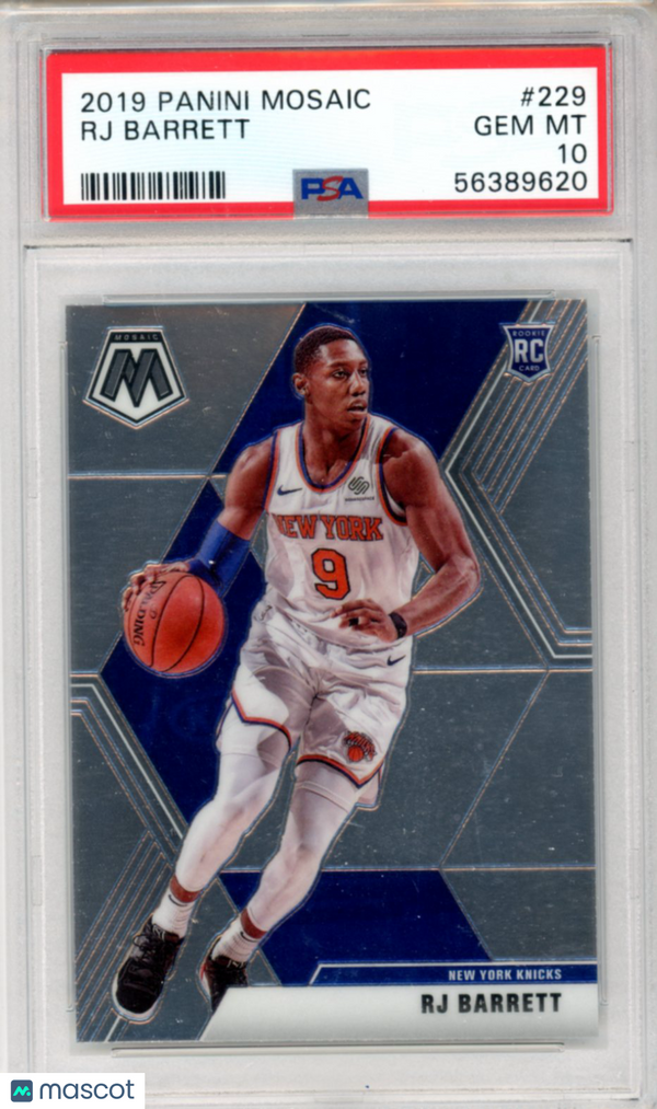 2019 Panini Mosaic RJ Barrett #229 PSA 10 Basketball