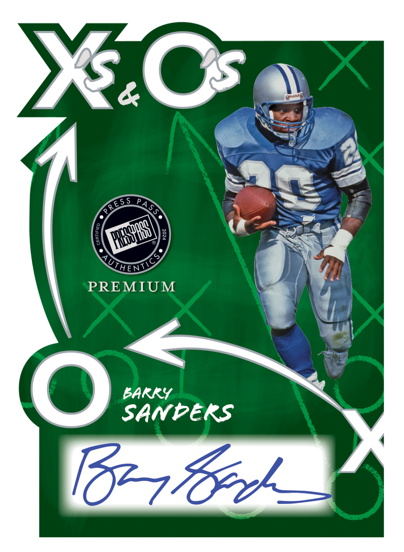 2024 Leaf Press Pass Premium Football Hobby Box (5 Autographs)