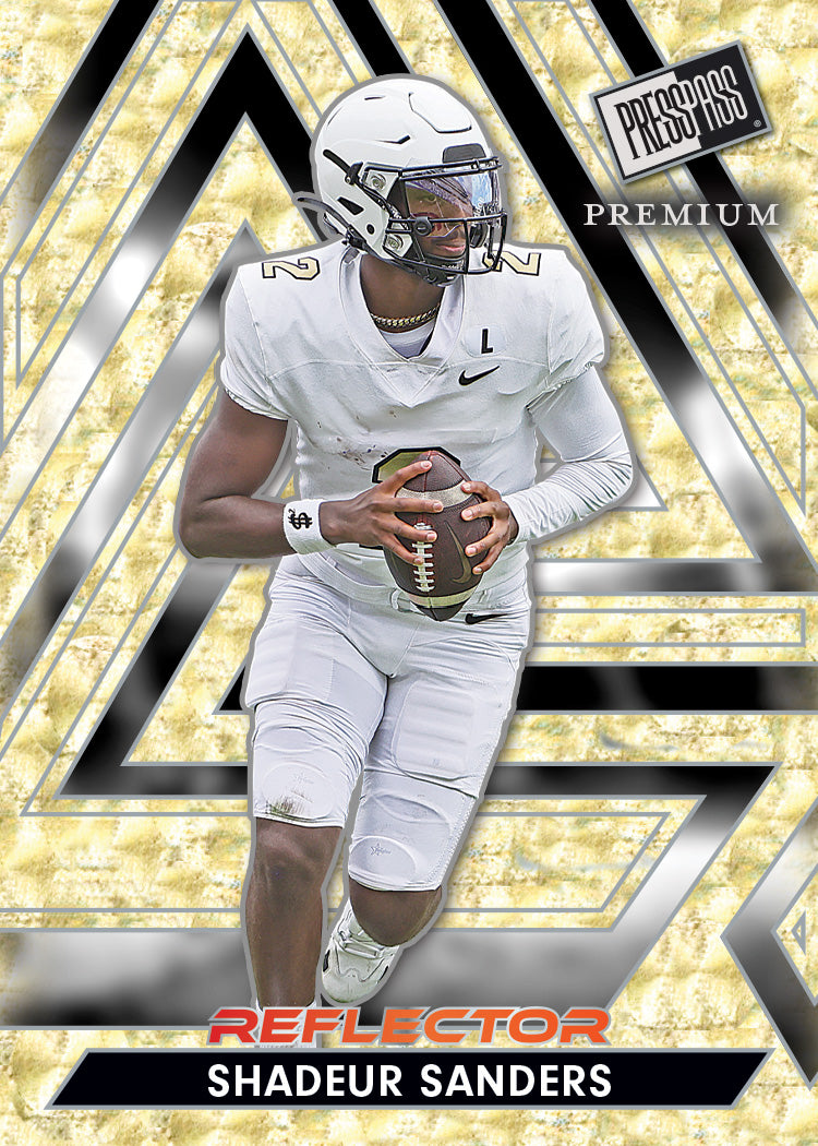 2024 Leaf Press Pass Premium Football Hobby Box (5 Autographs)