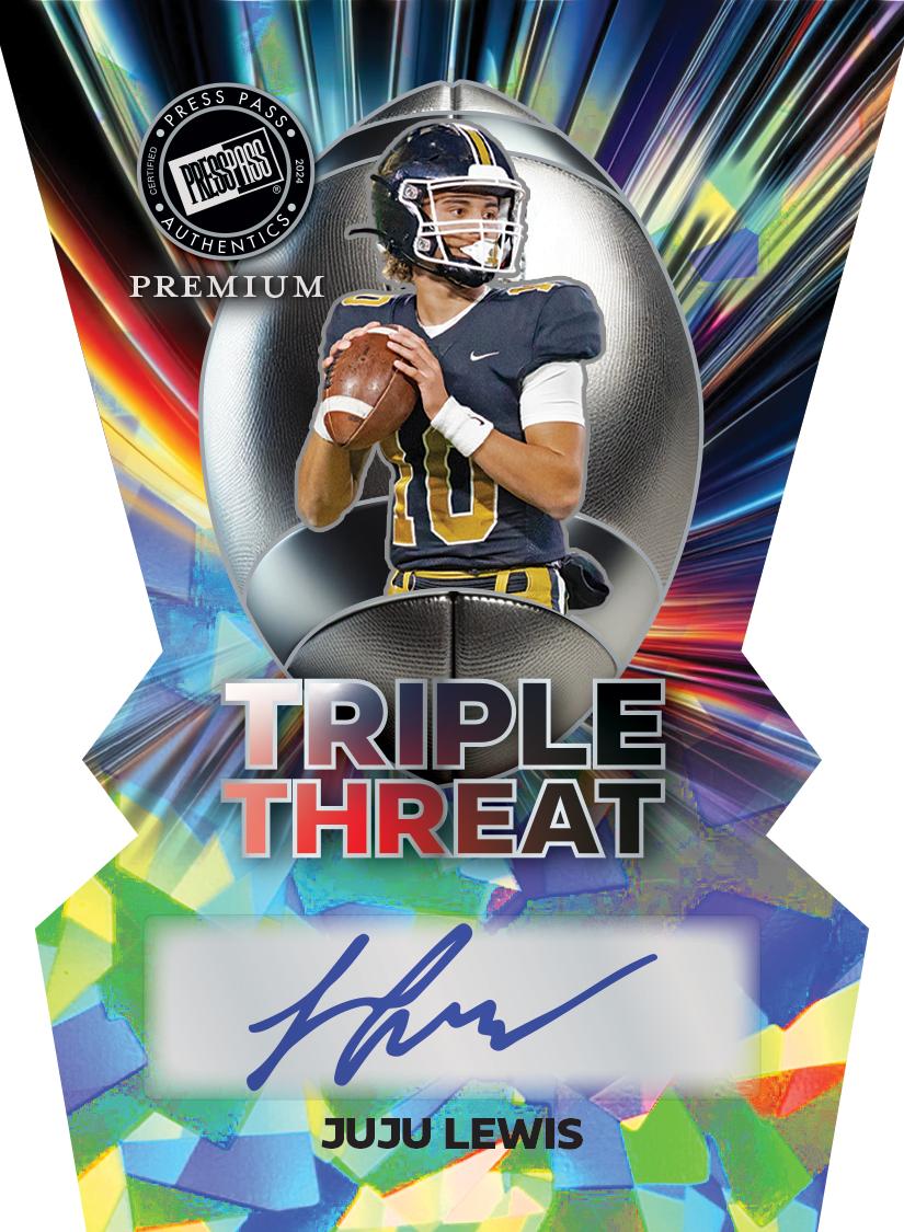 2024 Leaf Press Pass Premium Football Hobby Box (5 Autographs)