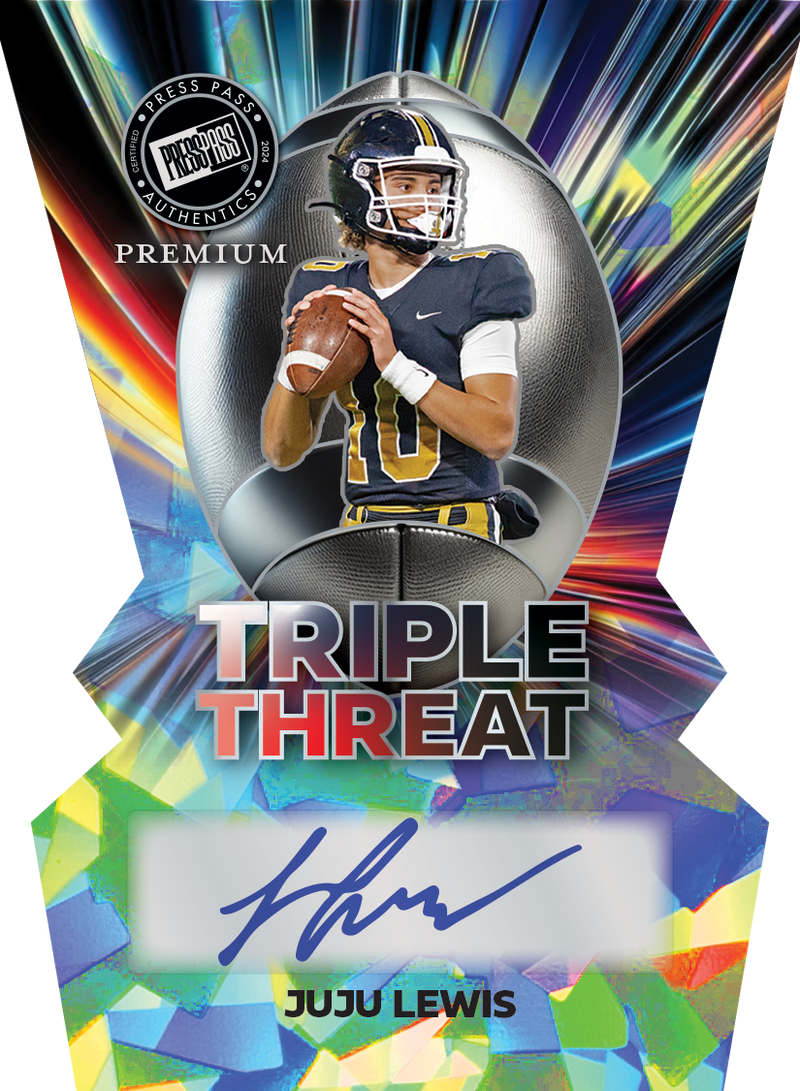 2024 Leaf Press Pass Premium Football Hobby Box (5 Autographs)