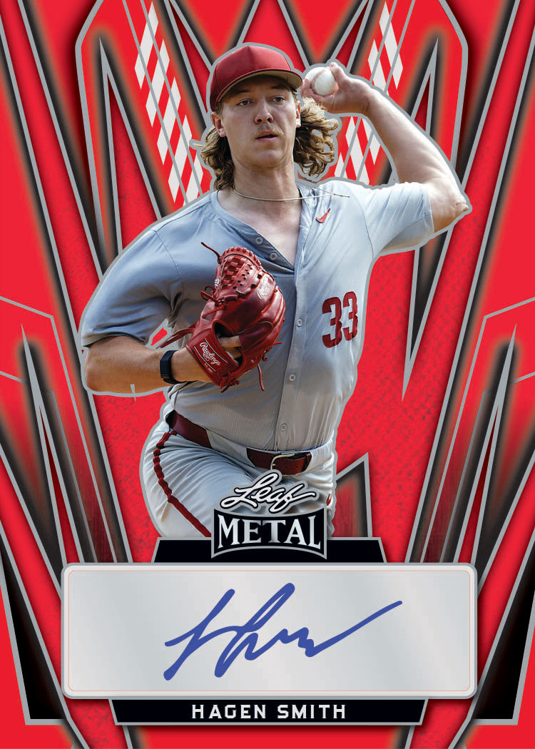 2024 Leaf Metal Baseball Hobby Jumbo Box (10 Autos) ELy, Crews, Skenes, More!