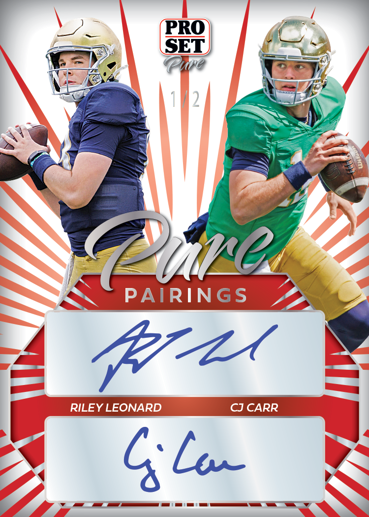 2024 Leaf Pro Set Pure Football Hobby Box (3 Autographs) LOADED!