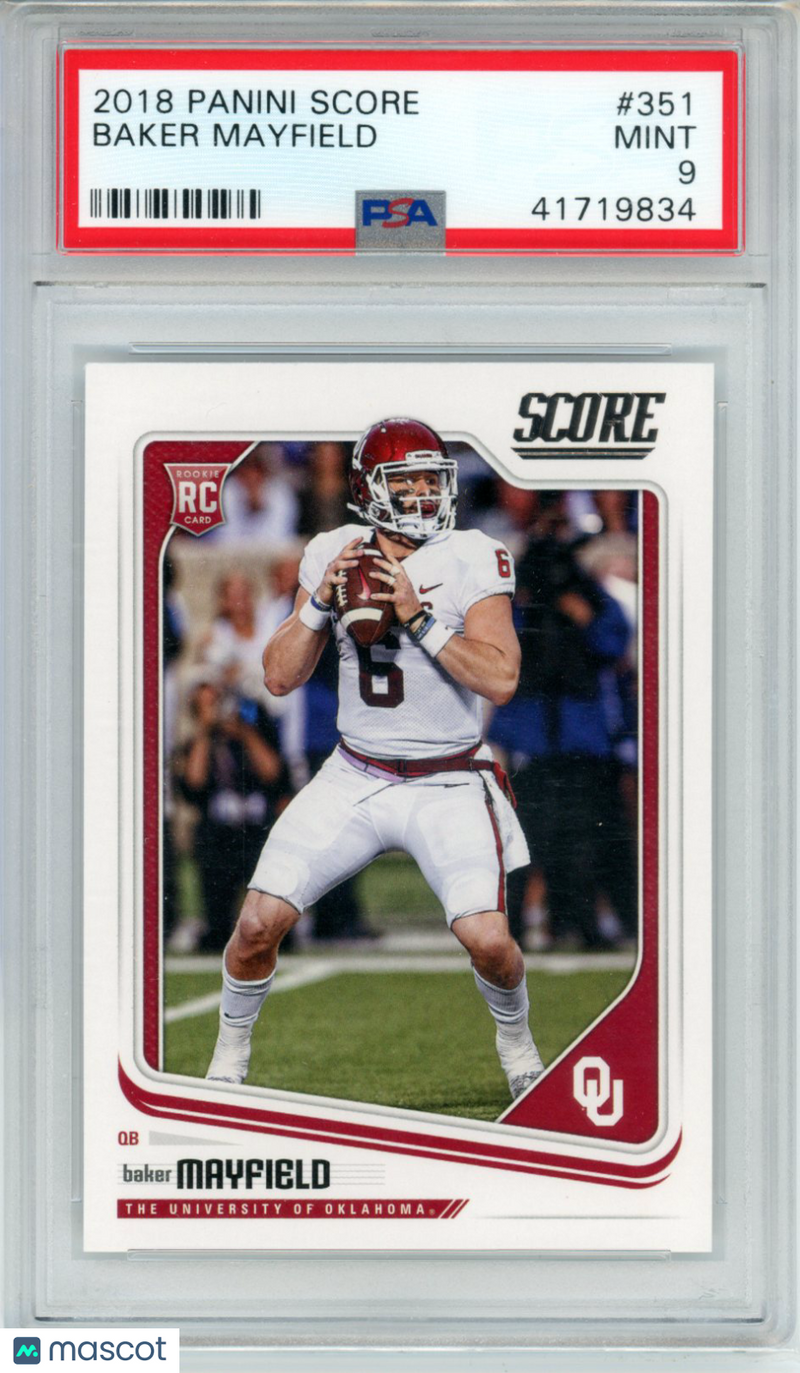 2018 Panini Score Baker Mayfield