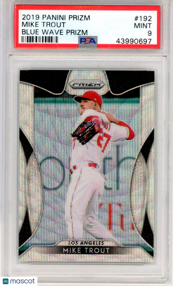 2019 Panini Prizm Mike Trout #192 PSA 9 Baseball