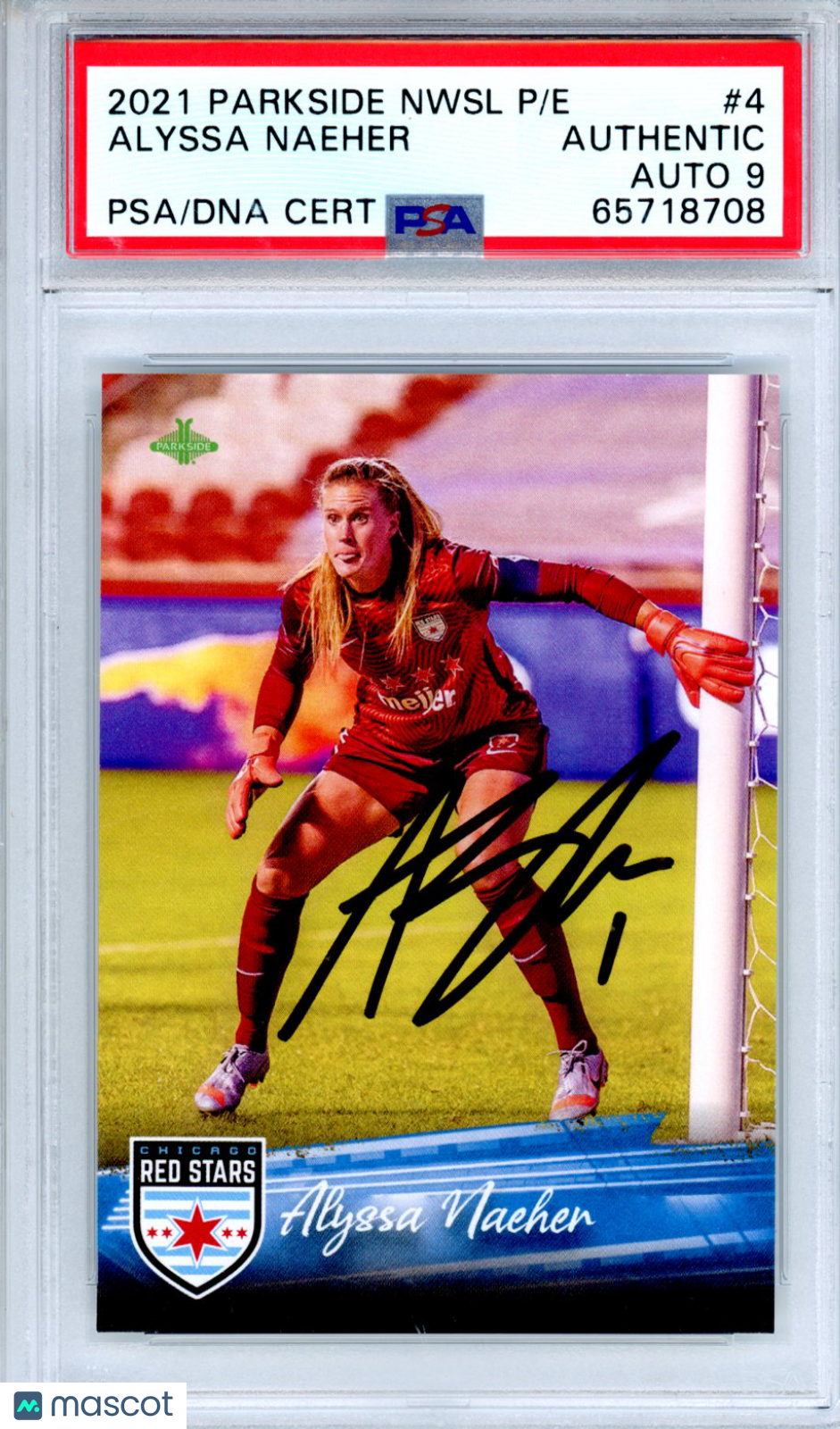 2021 Parkside Nwsl Premier Edition Alyssa Naeher #4 PSA A
