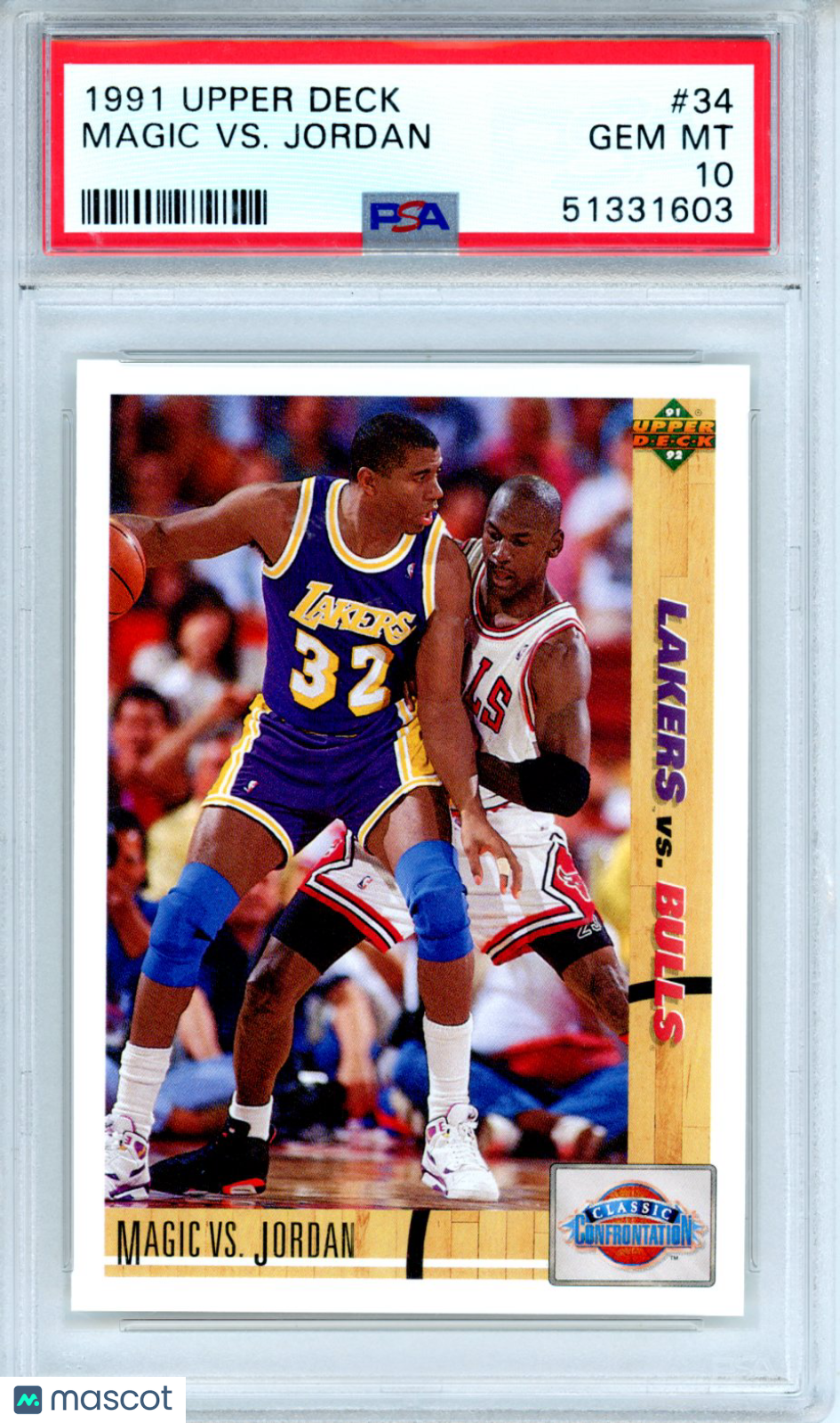 1991 Upper Deck Magic VS. Jordan #34 PSA 10