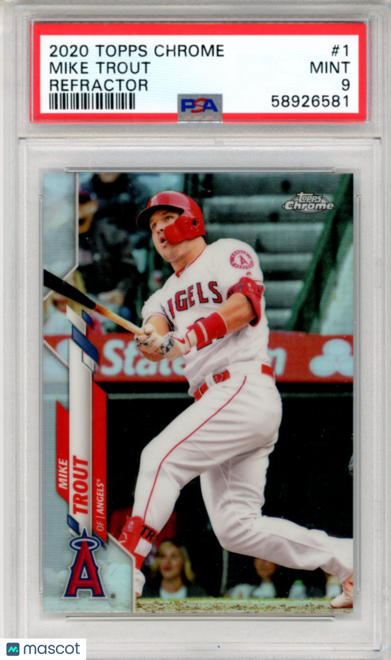 2020 Topps Chrome Mike Trout Refractor
