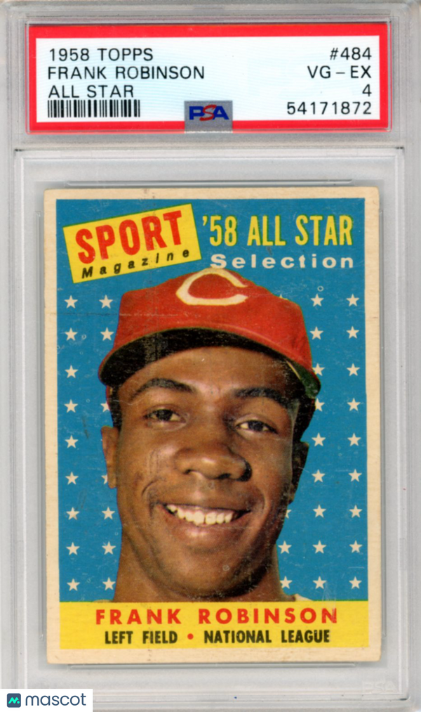 1958 Topps Frank Robinson #484 PSA 4 Baseball