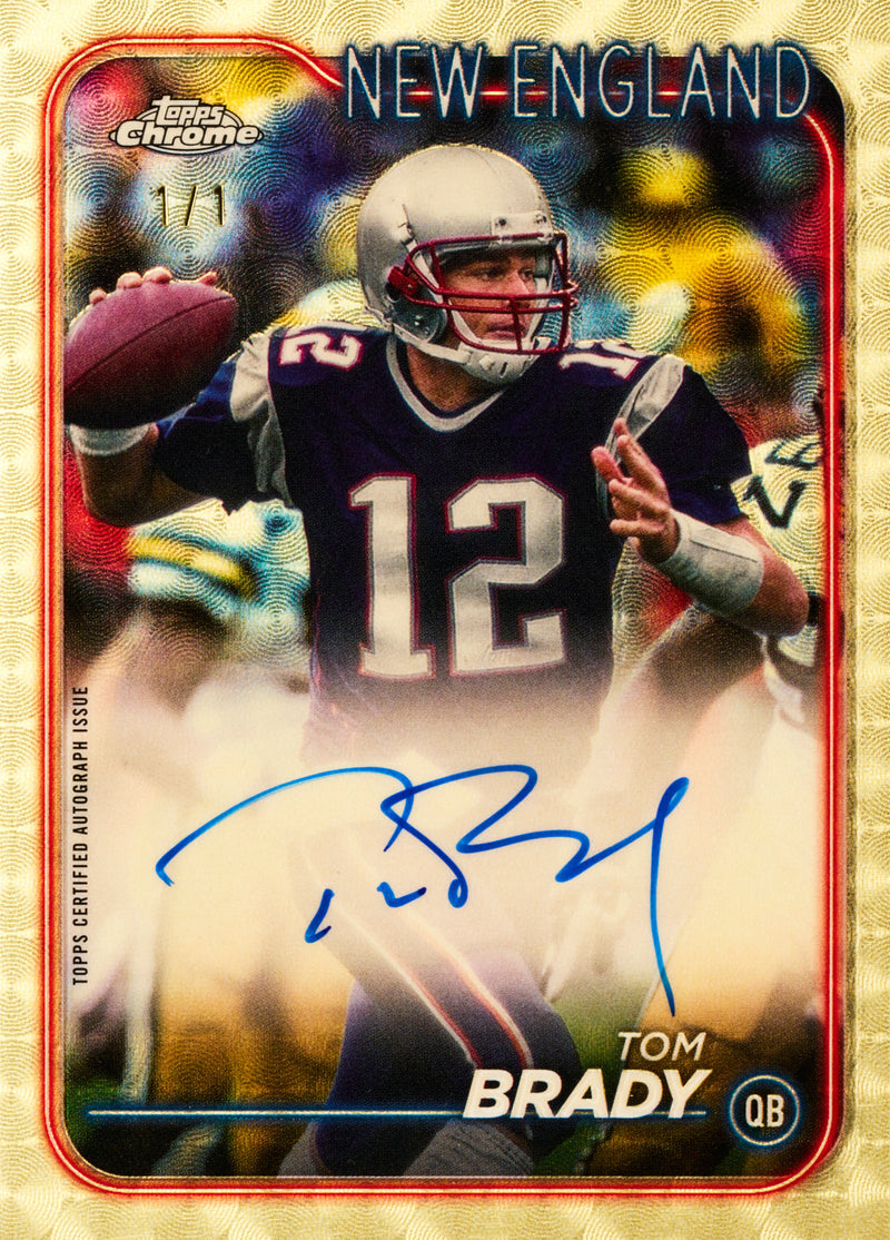 2024 Topps Chrome Football Hobby Box (2 Autographs / Box)