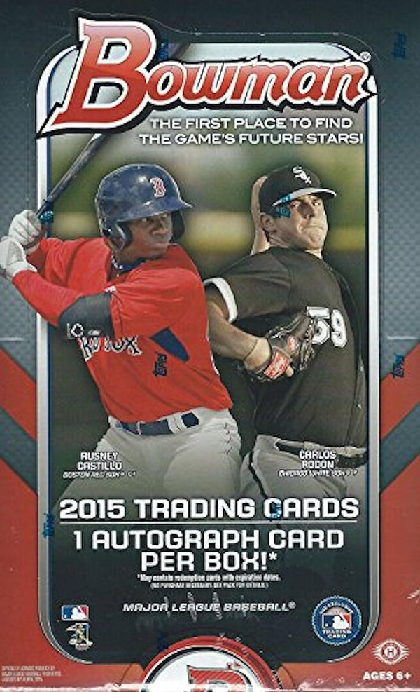 2015 Bowman Baseball Hobby Box (24 Packs)