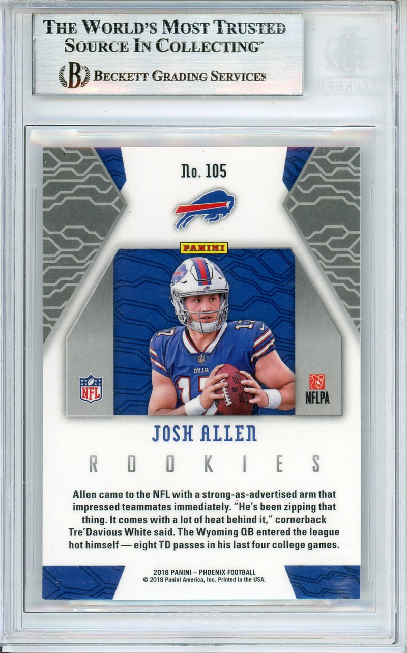 2018 Panini Phoenix Josh Allen RC