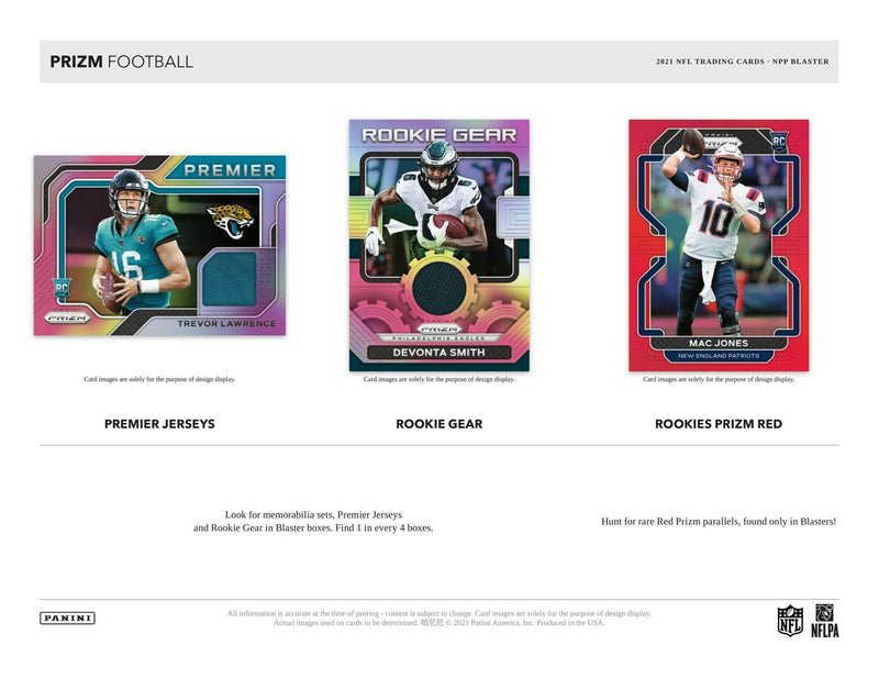 2021 Panini Prizm Football 6-Pack Blaster Box (Orange Ice Prizms!) (Fanatics)