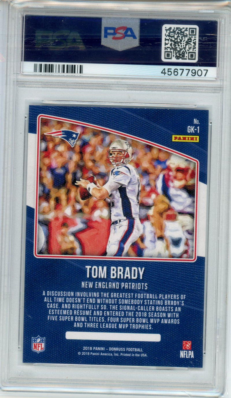 2018 Panini Donruss Gridiron Kings Tom Brady