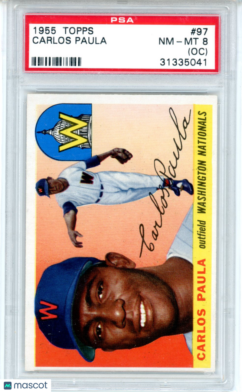 1955 Topps Carlos Paula Oc