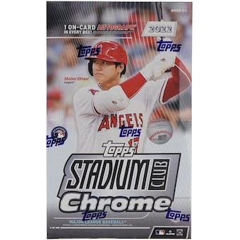 2022 Topps Stadium Club Chrome Baseball Hobby Box