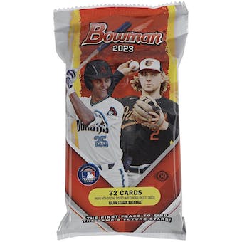 2023 Bowman Baseball Hobby Jumbo Pack or Packs (32 Cards Per Pack)