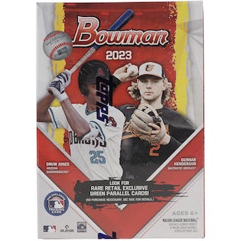 2023 Bowman Baseball 6-Pack Blaster Box (Value Box Hobby Direct)