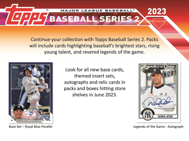2023 Topps Series 2 Baseball Retail 24-Pack Box