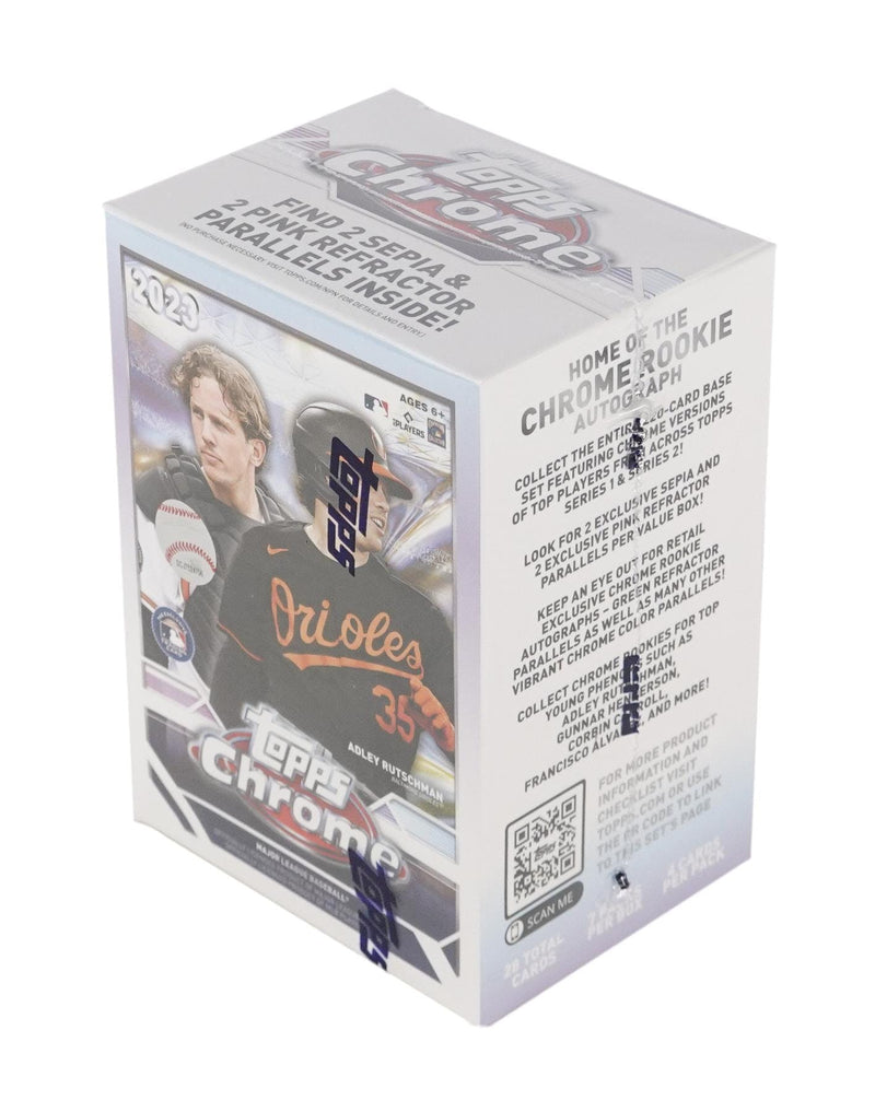2023 Topps Chrome Baseball 7-Pack Blaster Box (Sepia & Pink Refractors) MVP BUYBACK!!!