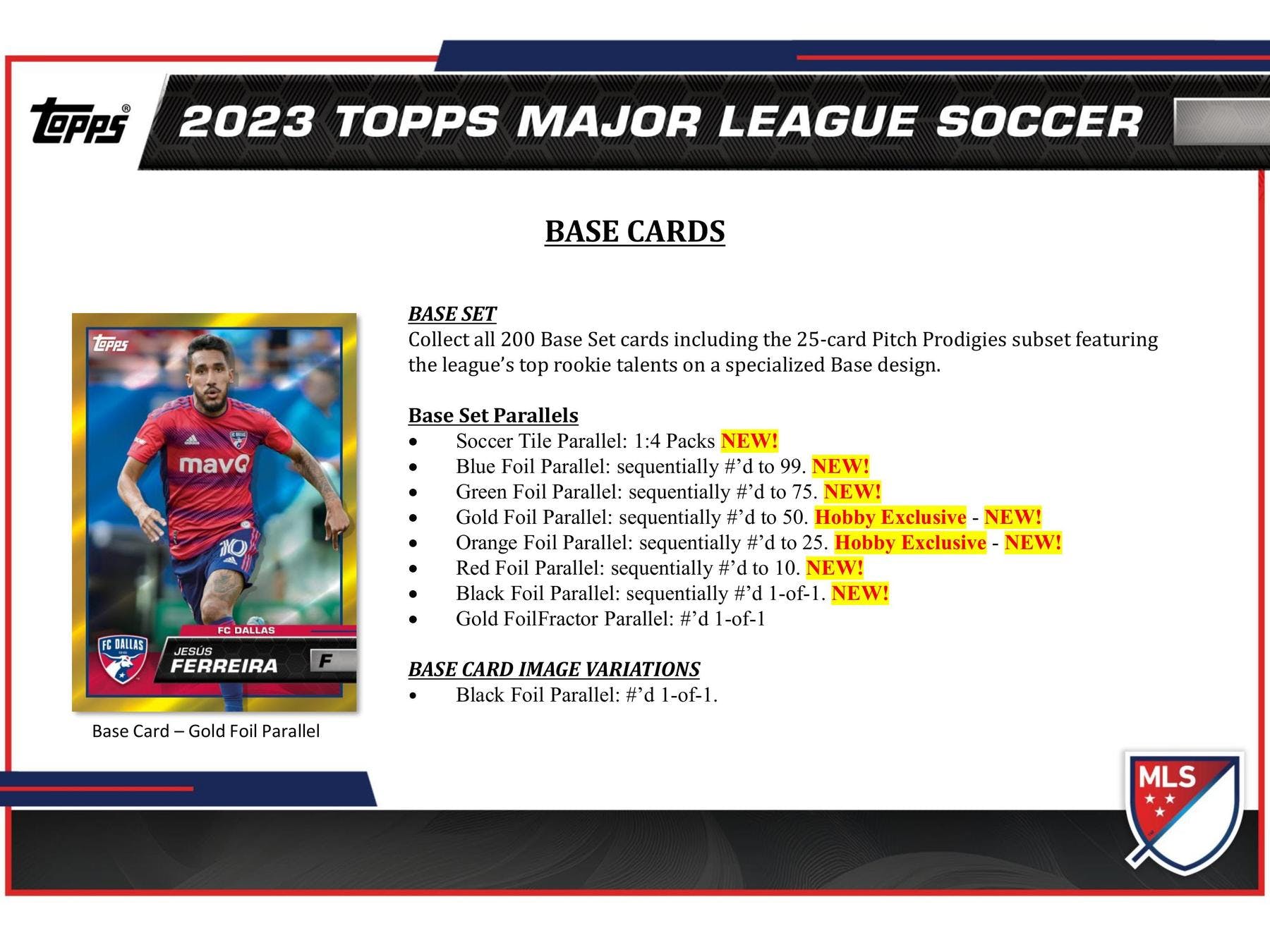 2023 Topps MLS Major League Soccer Hobby Box (3 Hits/Box & Possible Messi???)