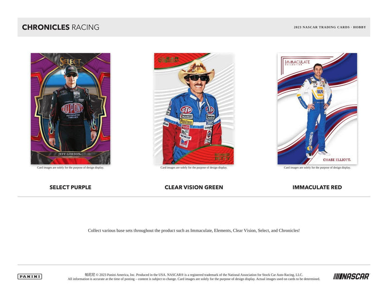 2023 Panini Chronicles Racing NASCAR Hobby Box (3 Autos Plus / Box)