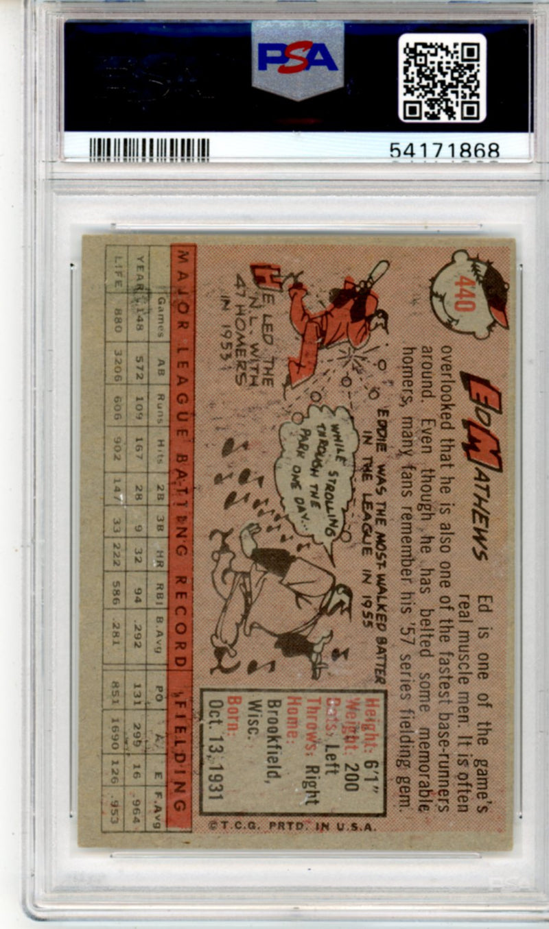 1958 Topps Ed Mathews